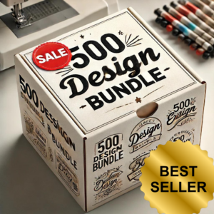 500 Machine Embroidery Desings Bundle